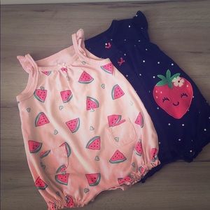 2 pieces sold together -bodysuit